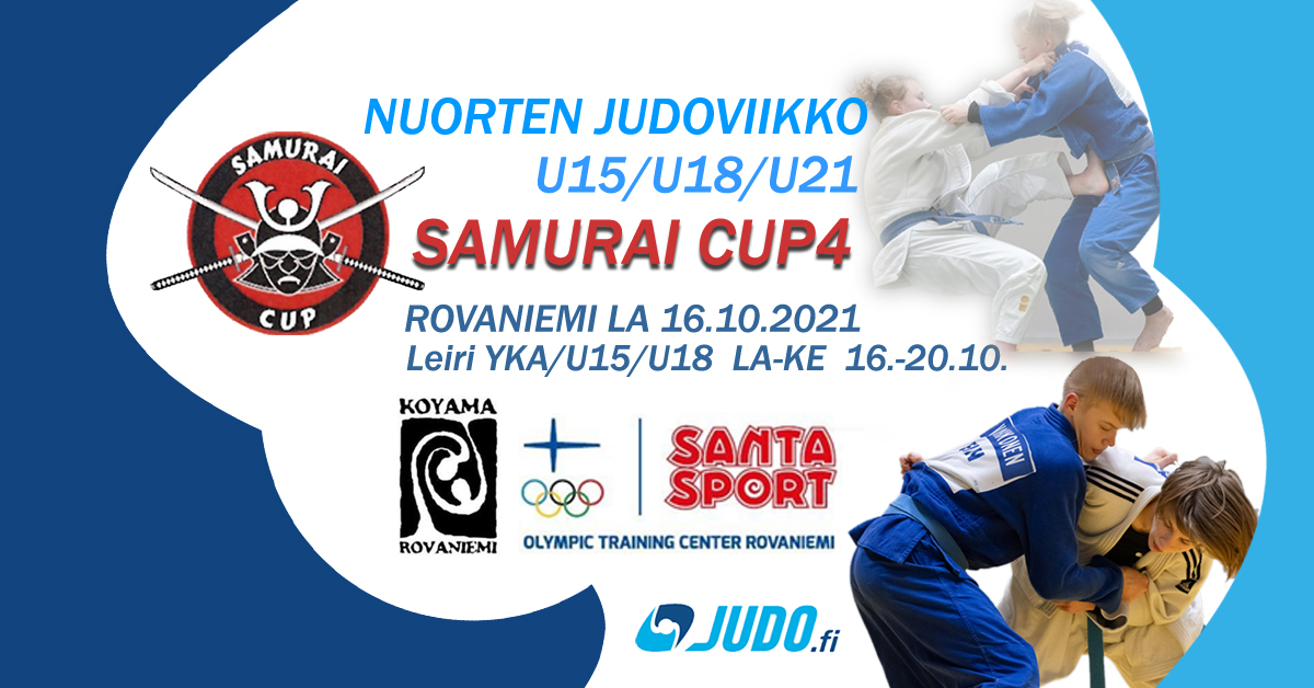 Samurai cup 4 ja nuorten judoviikko Rovaniemellä